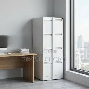 Imported Steel 4 Drawer Cabinet With a Lock Bar