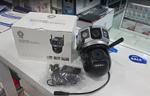 V380 Pro Smart Dual Lens Camera – Ac Powered CCTV With Remote Viewing