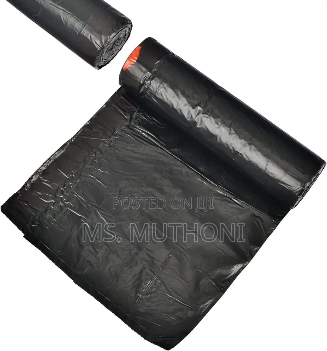 Black Strong Drawstring Trash Bags (75pc)