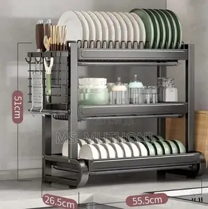 *3-Tier Heavy Duty Modern Kitchen Dish Rack*