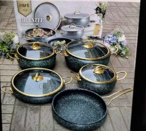 Granite Coating Kitchen Cookware Set