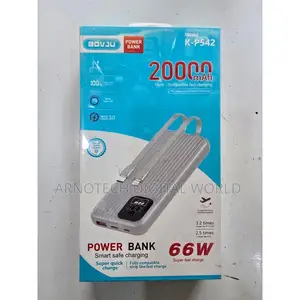 66w Powerbank 20000mah Super Fast Charging