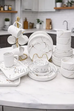 32pcs Matte Stoneware Dinner Set
