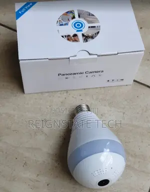 Panoramic Wifi 1080p Ip Camera Light Bulb for Home Security