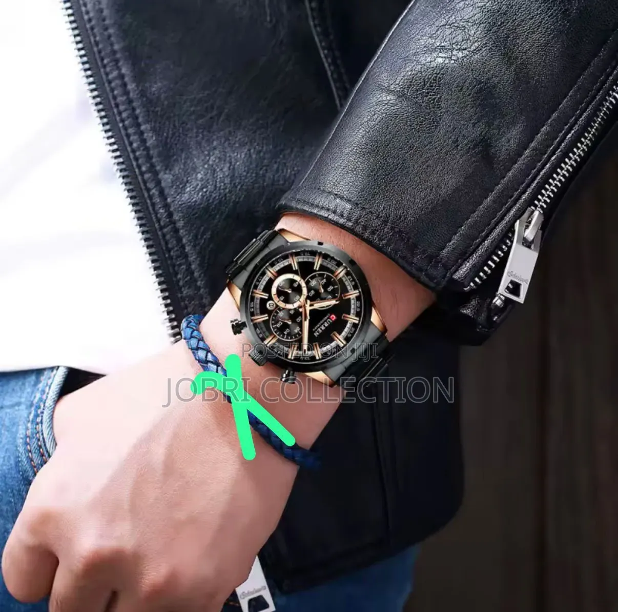 Black Curren Chronograph Gents Watch
