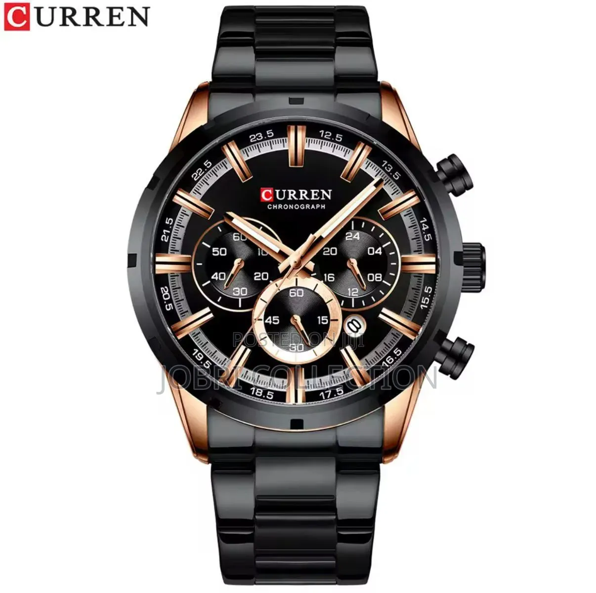 Black Curren Chronograph Gents Watch