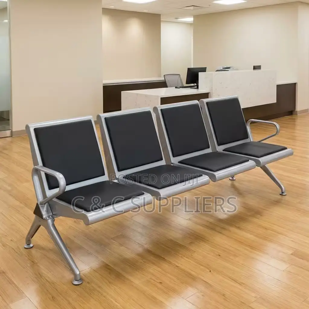 4-Link Padded Office Bench