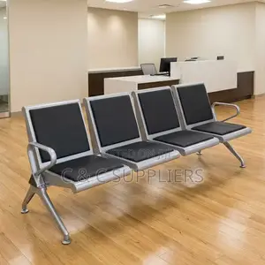 4-Link Padded Office Bench