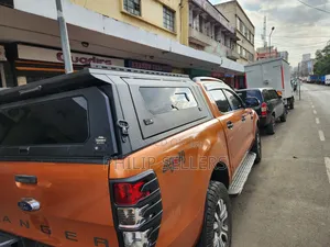 Double Cab Matte Black Steel Canopy