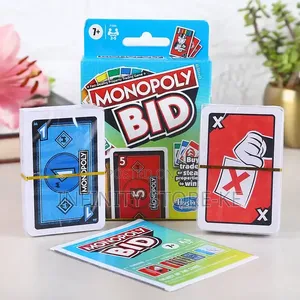 Monopoly Bid Fast-Paced Monopoly Card Game