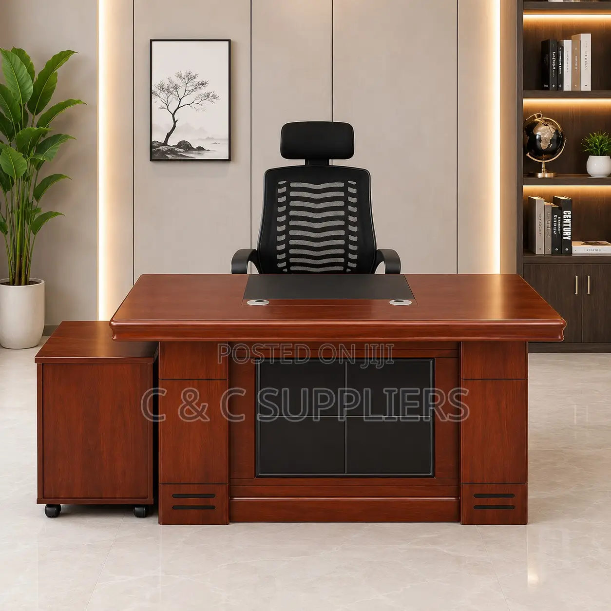 Executive Desk With Side Extension-1.6m