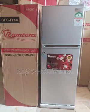 Ramtons 128l 2 Door Direct Cool Fridge Silver