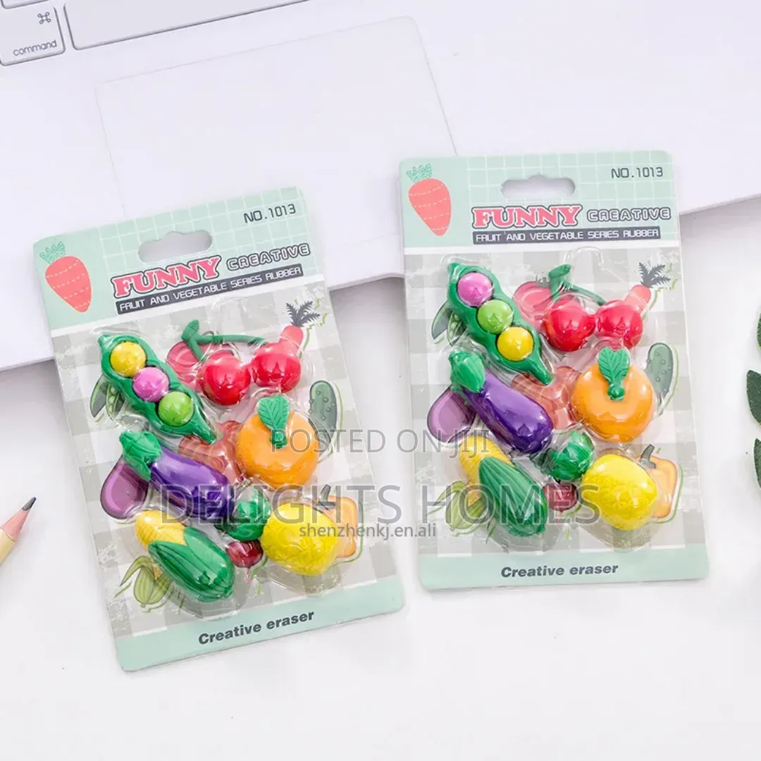 10 Piece Cute Decorative and Educational Magnetic Fruit_haw
