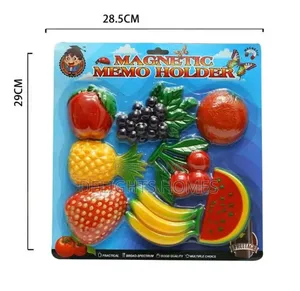 10 Piece Cute Decorative and Educational Magnetic Fruit_haw