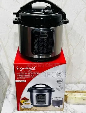 Signature 6 Litres Electric Pressure Cooker (1000w)