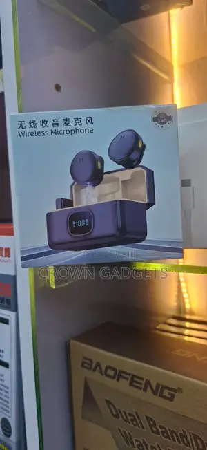 Q8 Wireless Microphone With Charging Case for iPhone Android