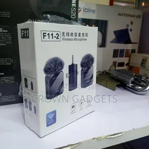 F11-2 Wireless Microphone for iPhone Android Camera 3 in 1