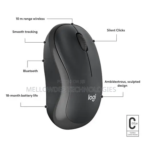 Logitech M240 Silent Wireless Mouse (Graphite)
