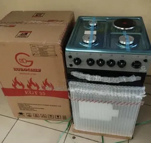 Eurochef 50×55 Multi-Cooker – 3 Gas Burners, 1 Electric Plate