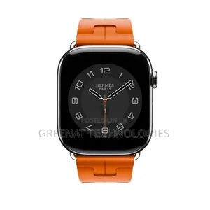 Apple Watch Hermès Series 10 Space Black Steel Case 46mm (High Copy)