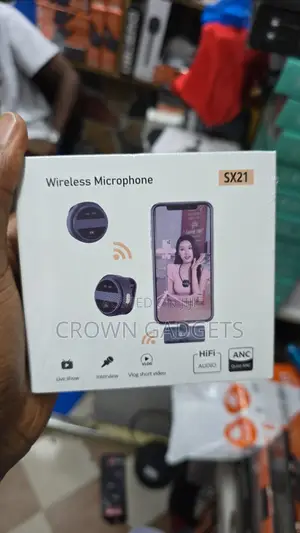Sx21 Portable Wireless Microphone for Streaming and Recording
