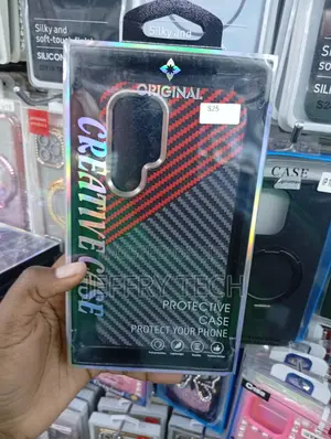 Samsung Galaxy S25, Dark Carbon Fiber Wave Mesh Styling Cover