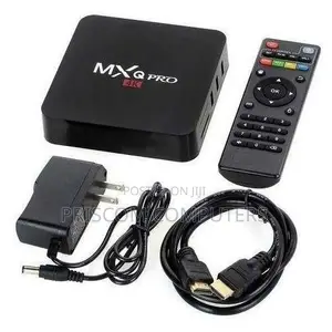Premier MXQ Pro 5g Smart Android Tv Box- Black -16gb+256gb