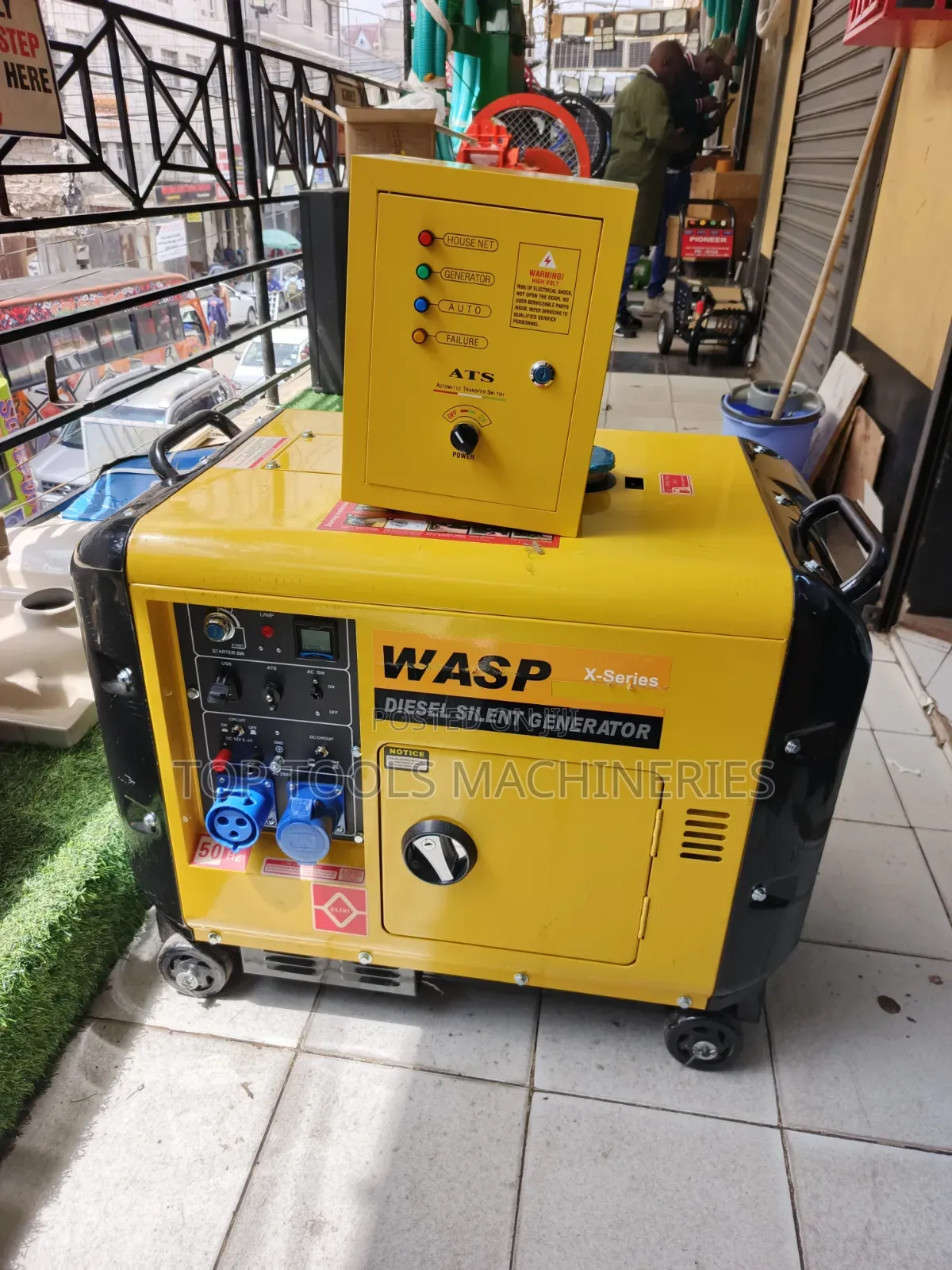 Wasp 10kva Diesel Silent Generator With Ats