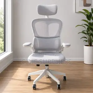 White Ergonomic Modern Office Chair