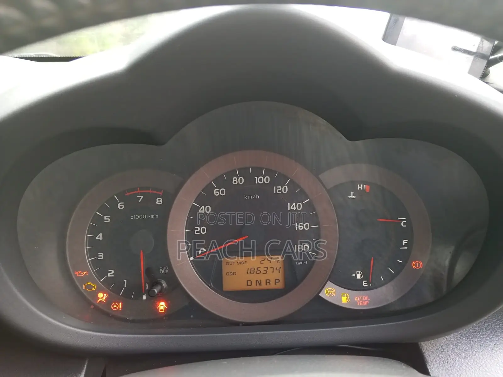 Toyota Vanguard 2012 Black