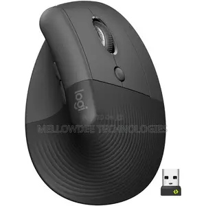 Logitech Lift Vertical Ergonomic Wireless Mouse (Graphite)