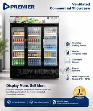 Premier Commercial Ventilated Showcase Fridge