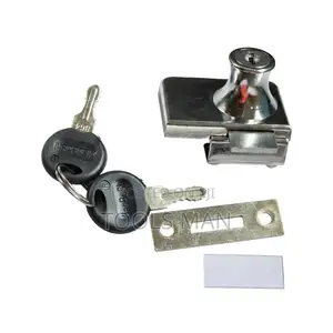 X409 Stainless Steel Double Glass Door Lock - High Security