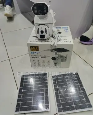 6mp 4g Solar Security Camera Dual Lens and Remote Monitoring via Ubox