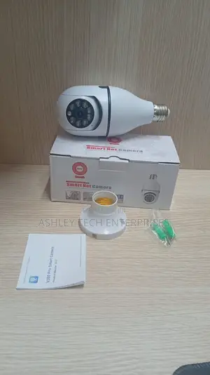 New V380 Single Lens Wifi Bulb Camera With PTZ Control
