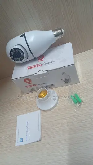 V380 Smart PTZ Single Lens Bulb Camera – 360° Security Monitoring