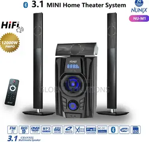 Mini Home Theater System With a Total Peak Output Power of 12000w