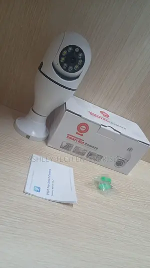 V380 360° Pan Tilt Smart Security Single Lens Bulb Camera