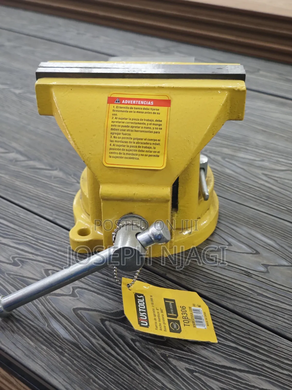 Ustools 6" Bench Vise With Swivel Base (Model: Tob306)