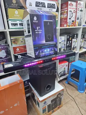 8-Inch Soundbar and Multimedia Speaker System