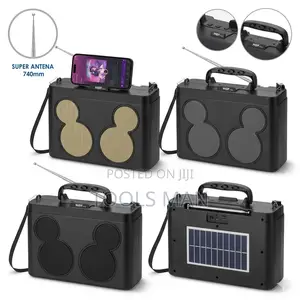 H at F Portable Solar Bluetooth , Fm Radio,Aux,Mem Card