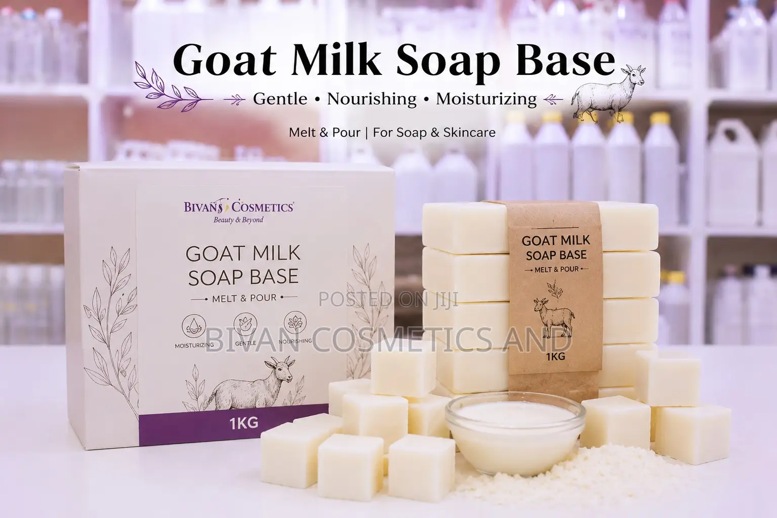 Goat Milk Melt and Pour Soap Base