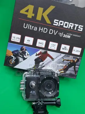 Sports Action Camera With Wifi and 170° Wide Angle