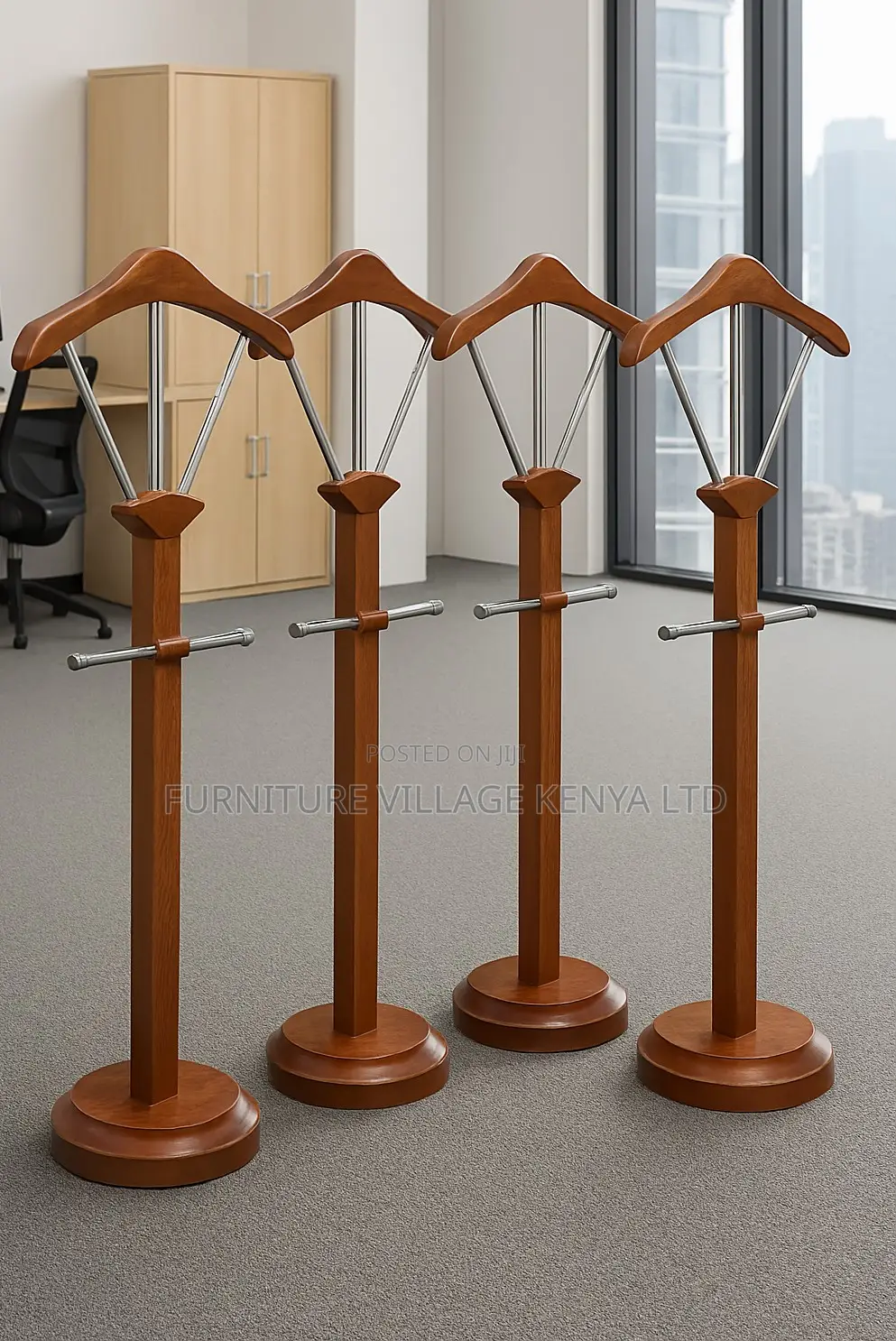 Executive Brown Mahogany Coat Hanger