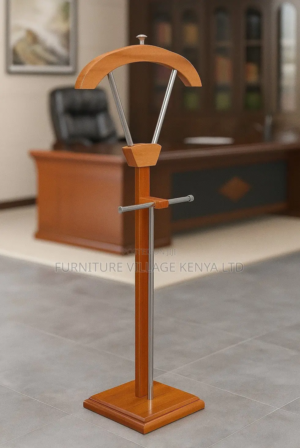 Executive Brown Mahogany Coat Hanger