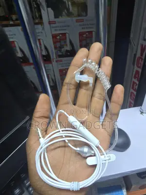 Wired Fbi Earpiece With Microphone and Call Control Button