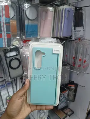 Samsung Galaxy Z Fold6 Light-Blue, Silky Liquid Silicone Cover