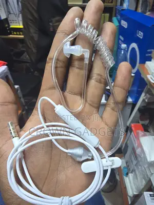 3.5mm Fbi Air Tube Headset With Mic for Calls and Music