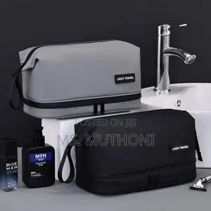 Double Layer Portable Toiletries /Travel Cosmetic Bag*