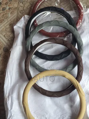 Leather Steering Wheel Cover – Universal Anti-Slip Premium Grip Cover